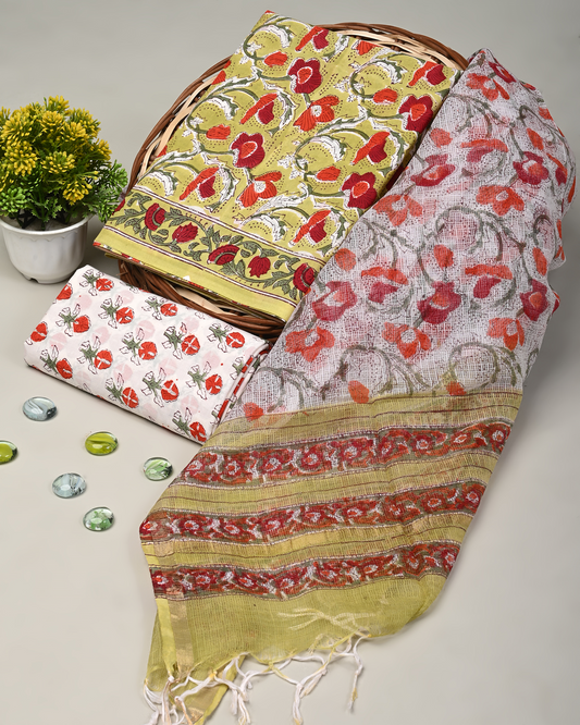 KOTA DORIYA DUPATTA COTTON SUIT