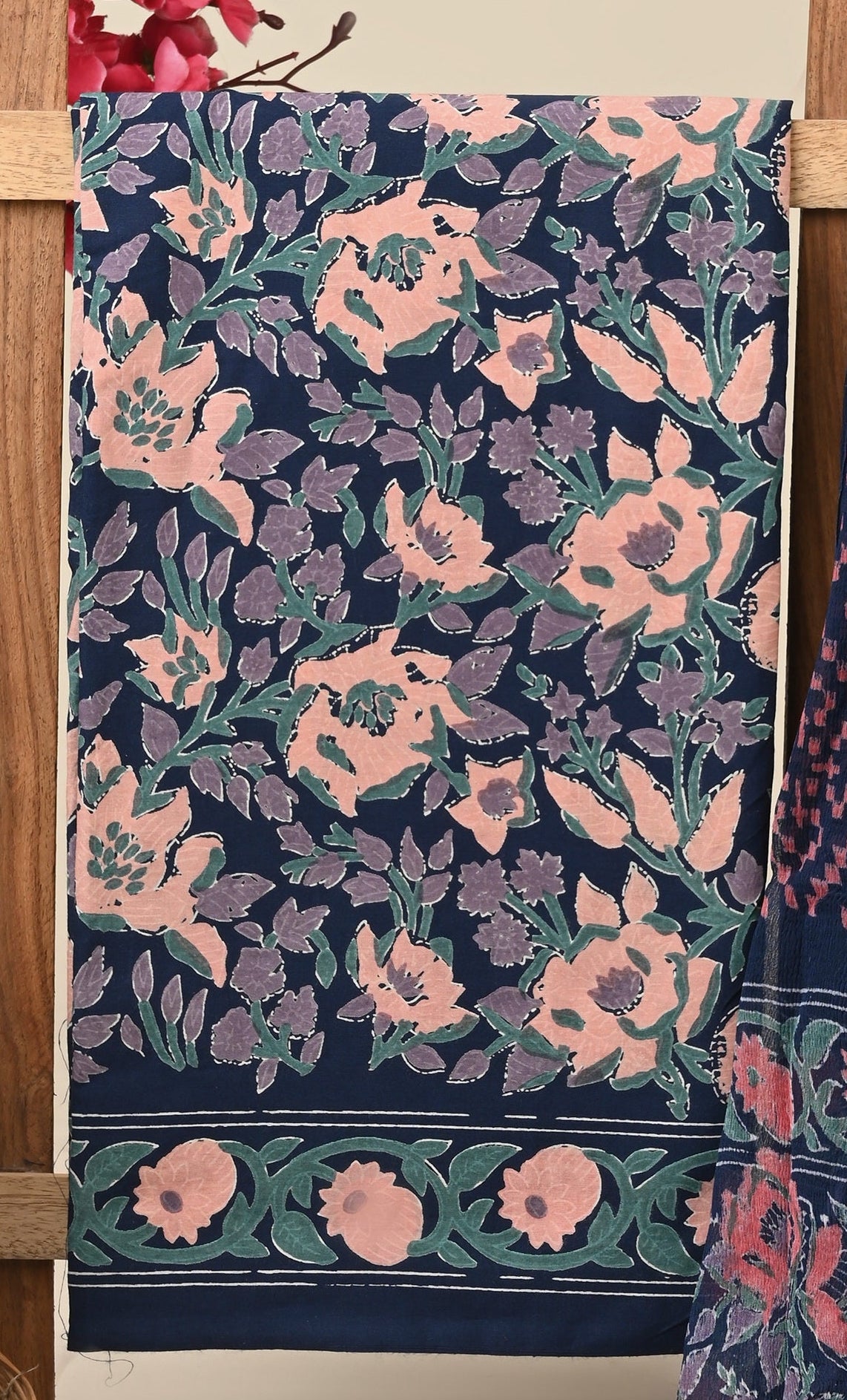 CHIFFON DUPATTA COTTON SUIT