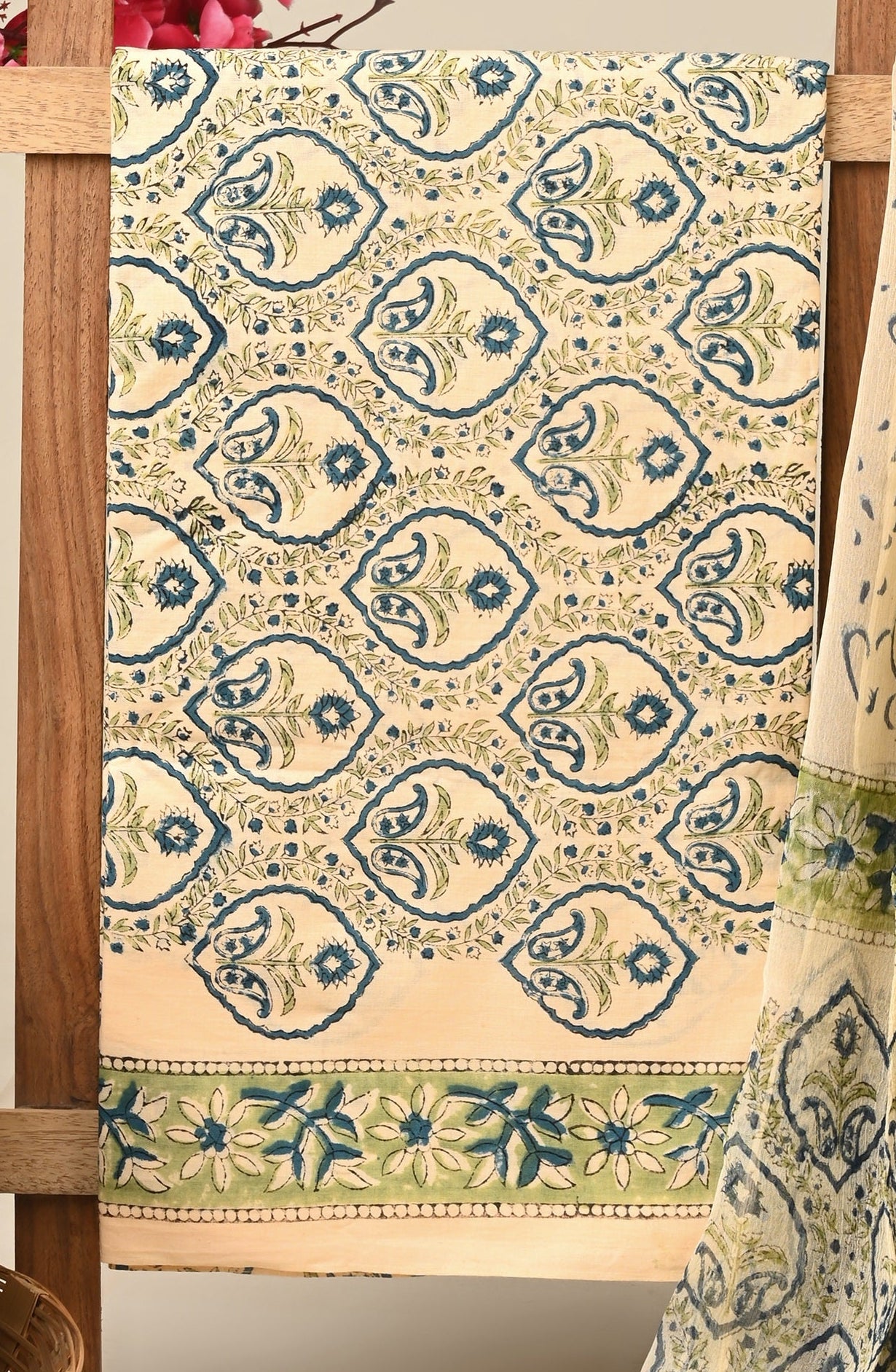 CHIFFON DUPATTA COTTON SUIT
