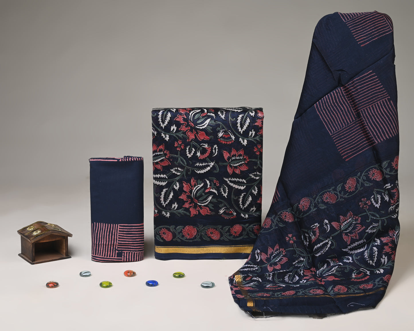 Chanderi Silk Suit Set