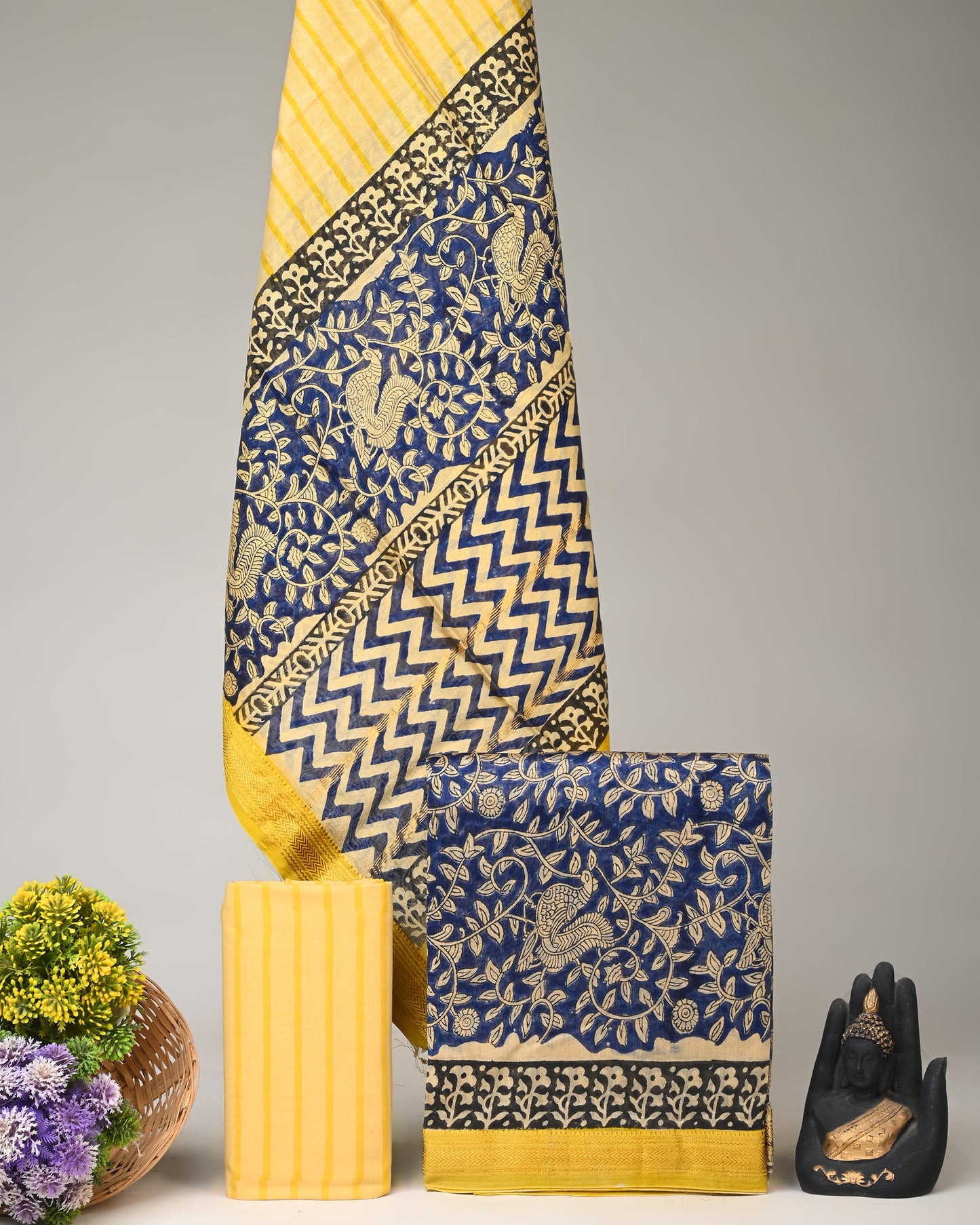 Maheshwari Silk Suit Set