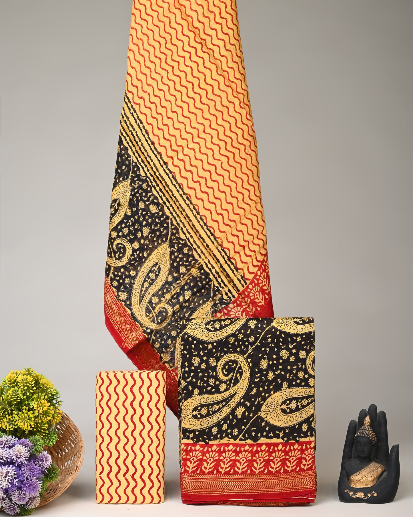 Maheshwari Silk Suit Set