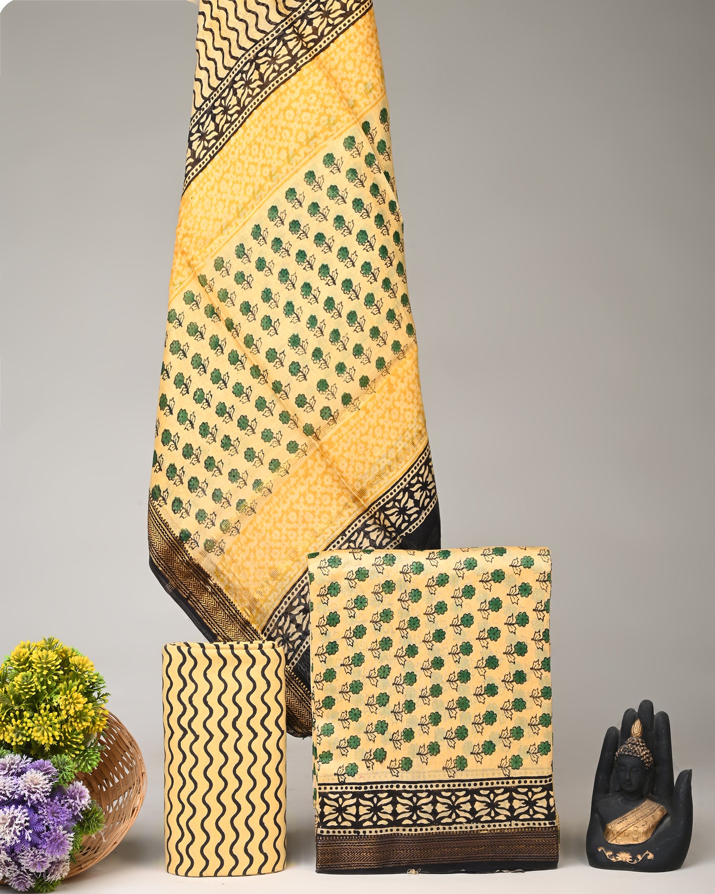 Maheshwari Silk Suit Set