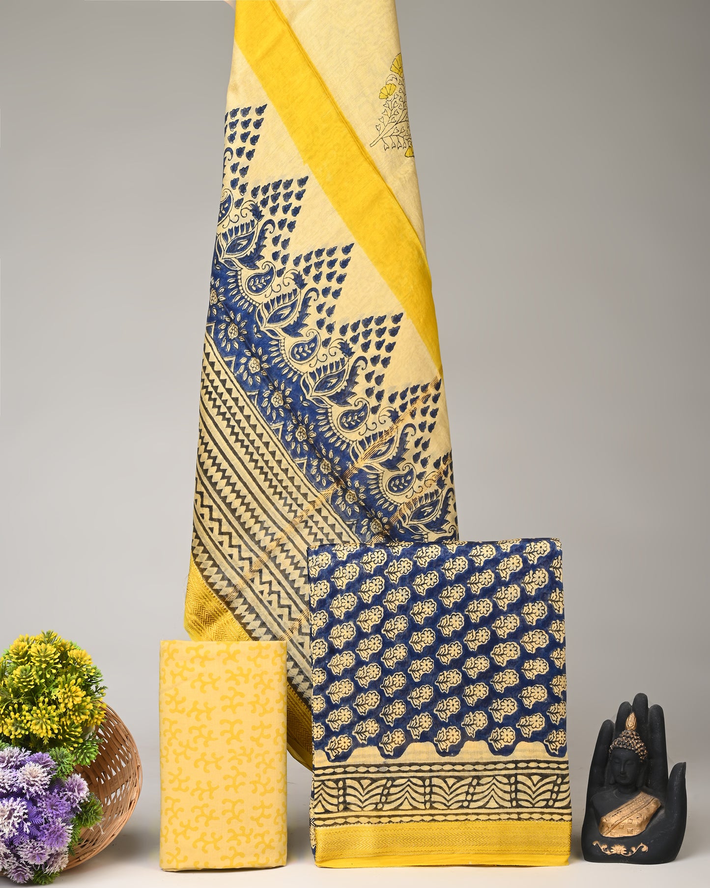 Maheshwari Silk Suit Set