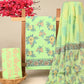 CHIFFON DUPATTA COTTON SUIT