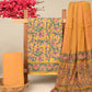 CHIFFON DUPATTA COTTON SUIT
