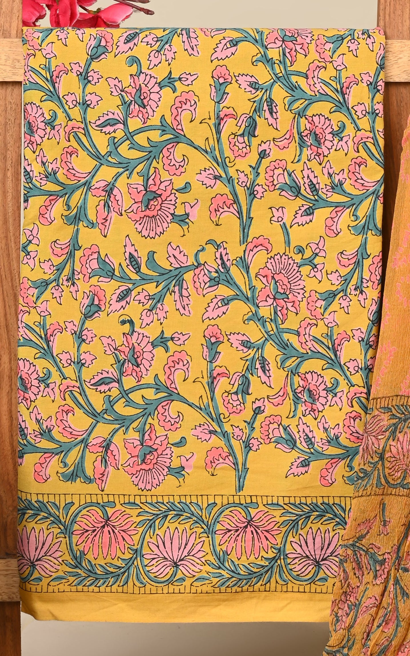 CHIFFON DUPATTA COTTON SUIT