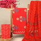 CHIFFON DUPATTA COTTON SUIT