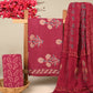 CHIFFON DUPATTA COTTON SUIT