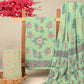 CHIFFON DUPATTA COTTON SUIT