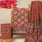 CHIFFON DUPATTA COTTON SUIT