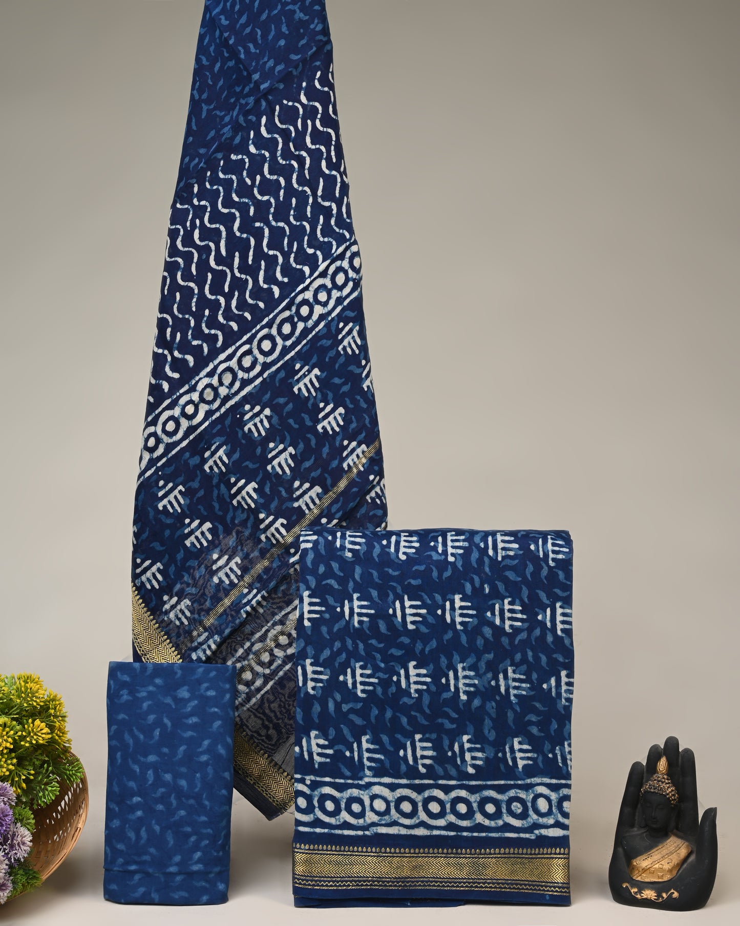 Maheshwari Silk Suit Set