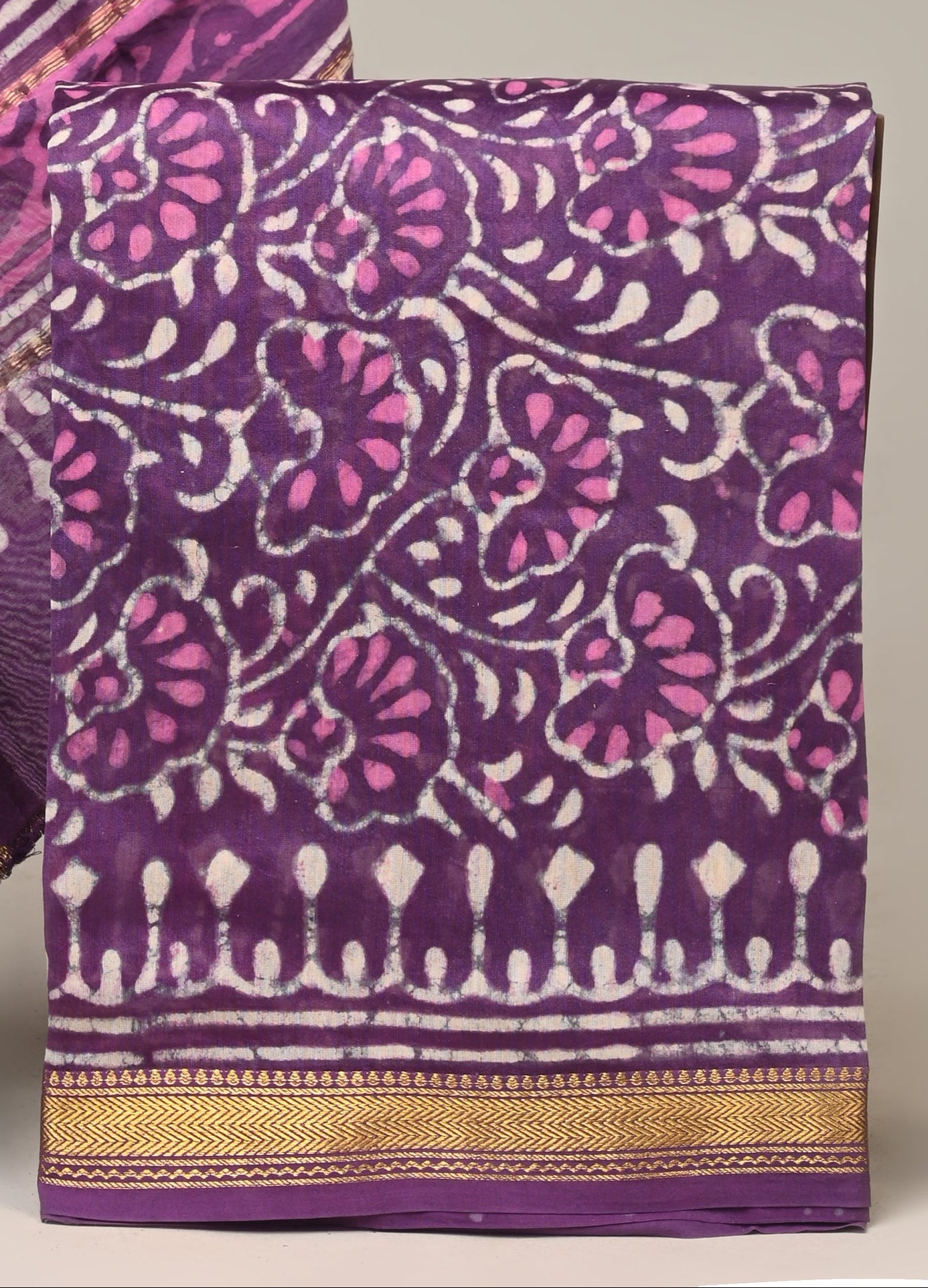 Maheshwari Silk Suit Set