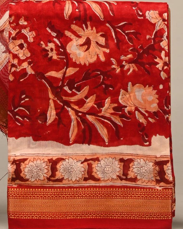 Maheshwari Silk Suit Set