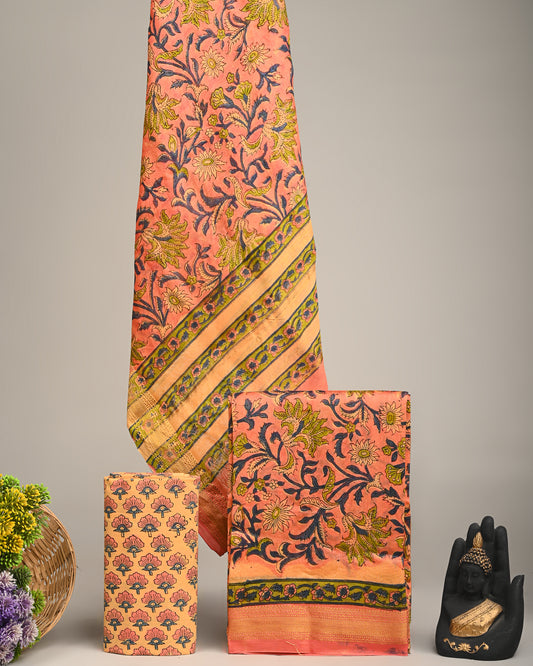 Maheshwari Silk Suit Set