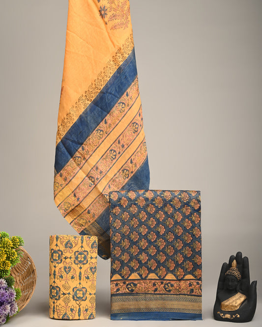 Maheshwari Silk Suit Set