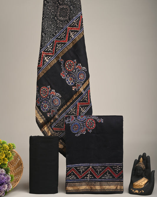 Maheshwari Silk Suit Set