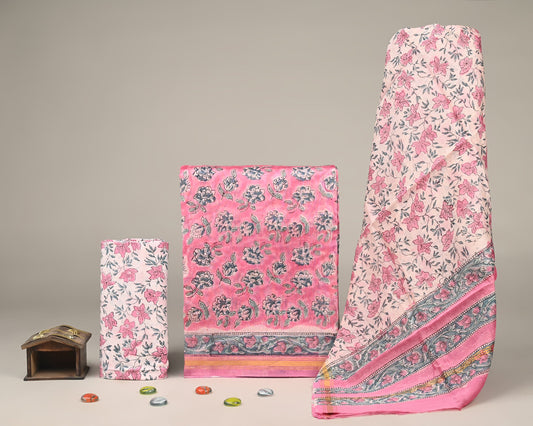 Chanderi Silk Suit Set