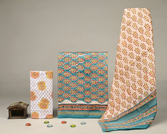 Chanderi Silk Suit Set