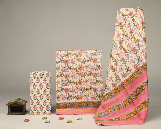 Chanderi Silk Suit Set