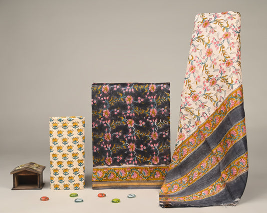 Chanderi Silk Suit Set
