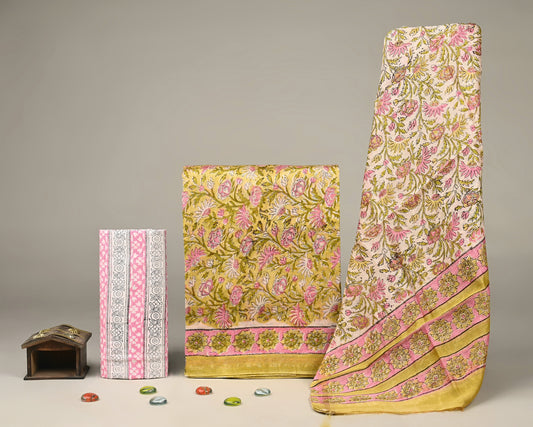 Chanderi Silk Suit Set