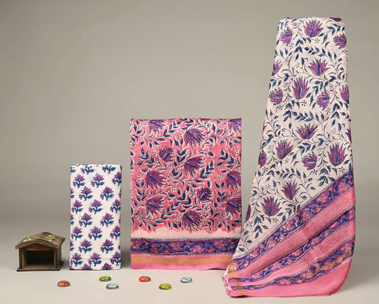 Chanderi Silk Suit Set