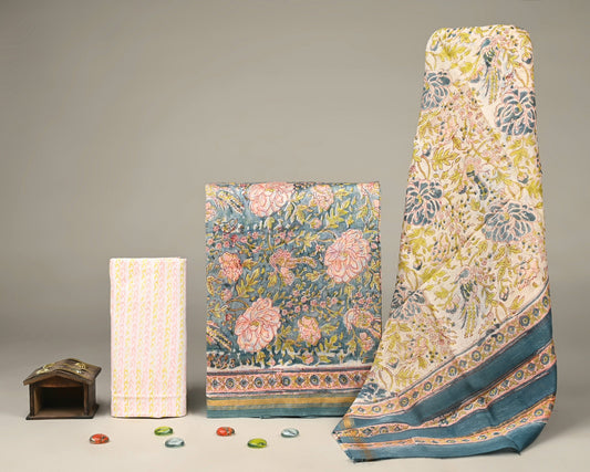 Chanderi Silk Suit Set