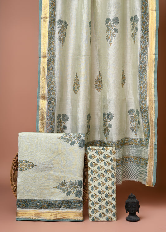 Maheshwari Silk Suit Set