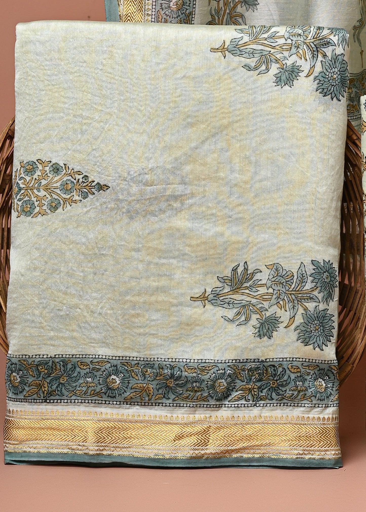 Maheshwari Silk Suit Set