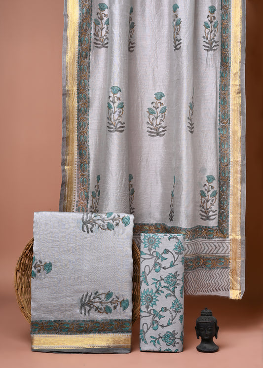Maheshwari Silk Suit Set