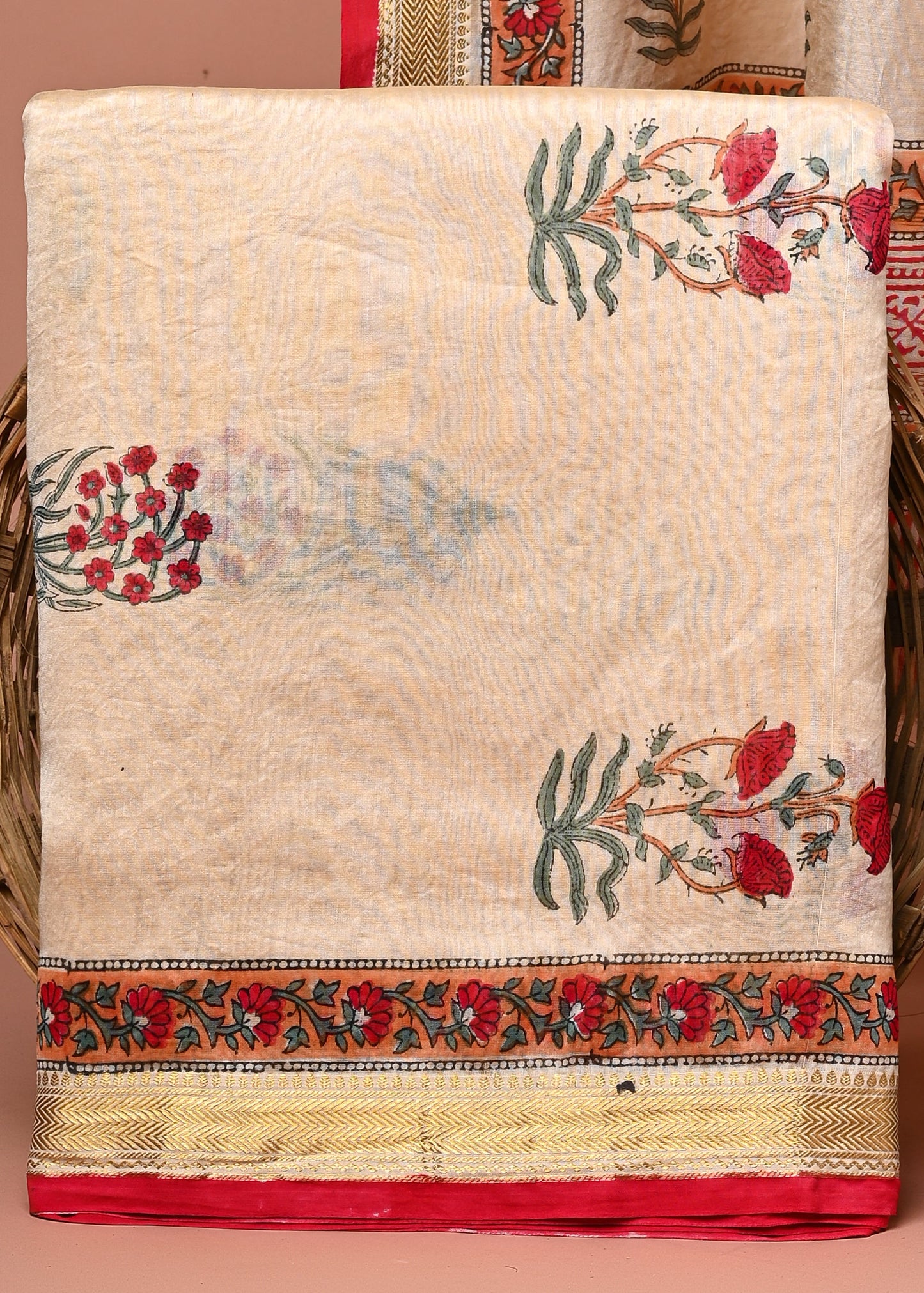 Maheshwari Silk Suit Set