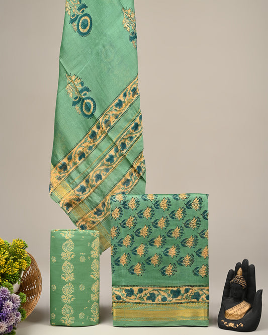 Maheshwari Silk Suit Set