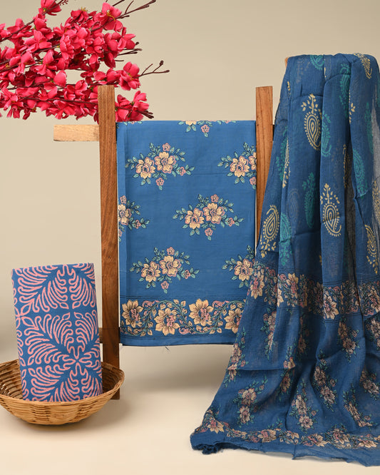 CHIFFON DUPATTA COTTON SUIT