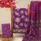 CHIFFON DUPATTA COTTON SUIT