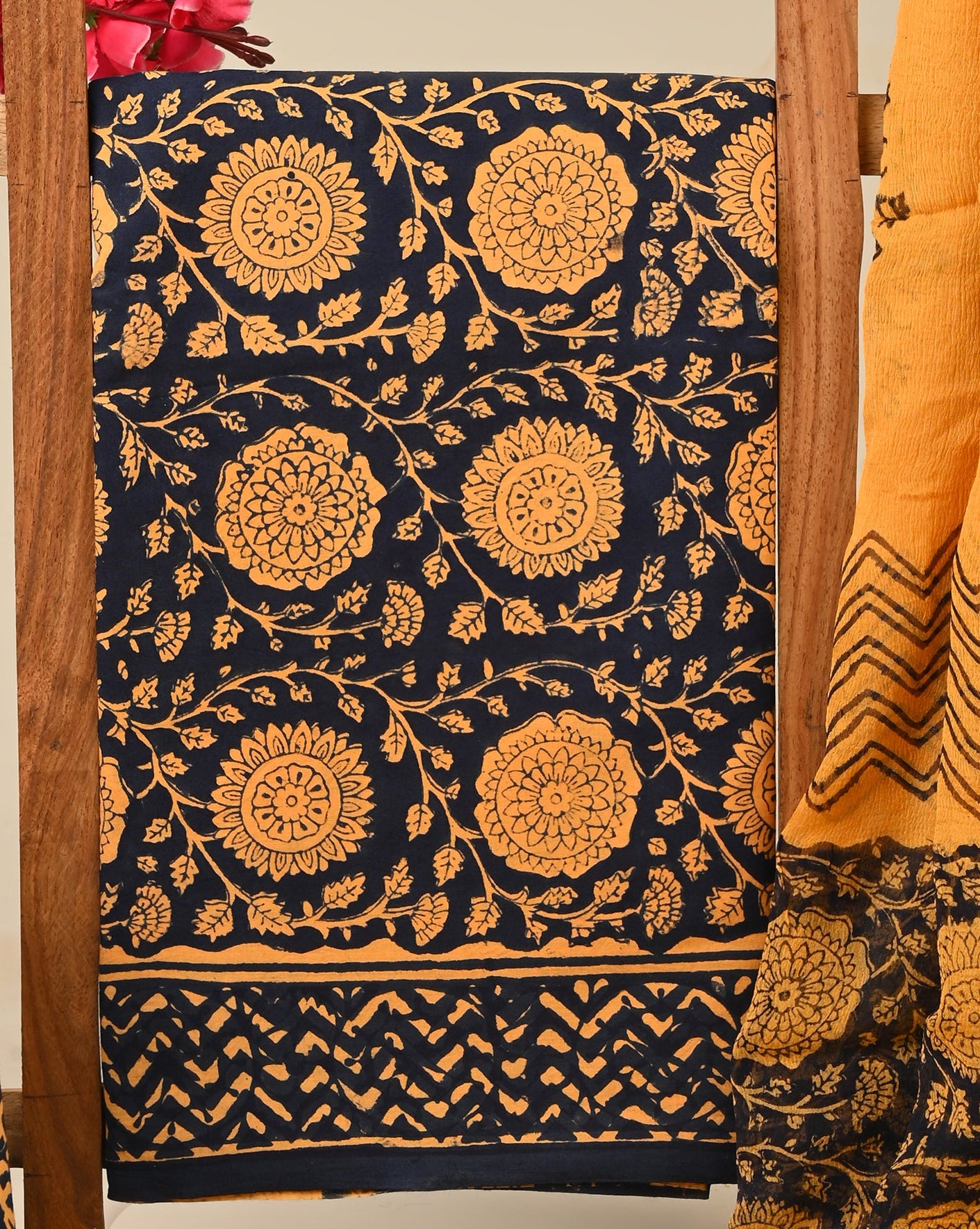 CHIFFON DUPATTA COTTON SUIT