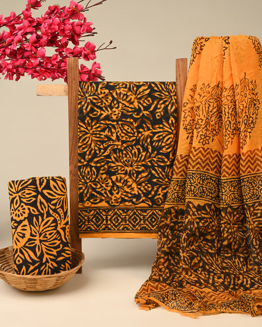 CHIFFON DUPATTA COTTON SUIT