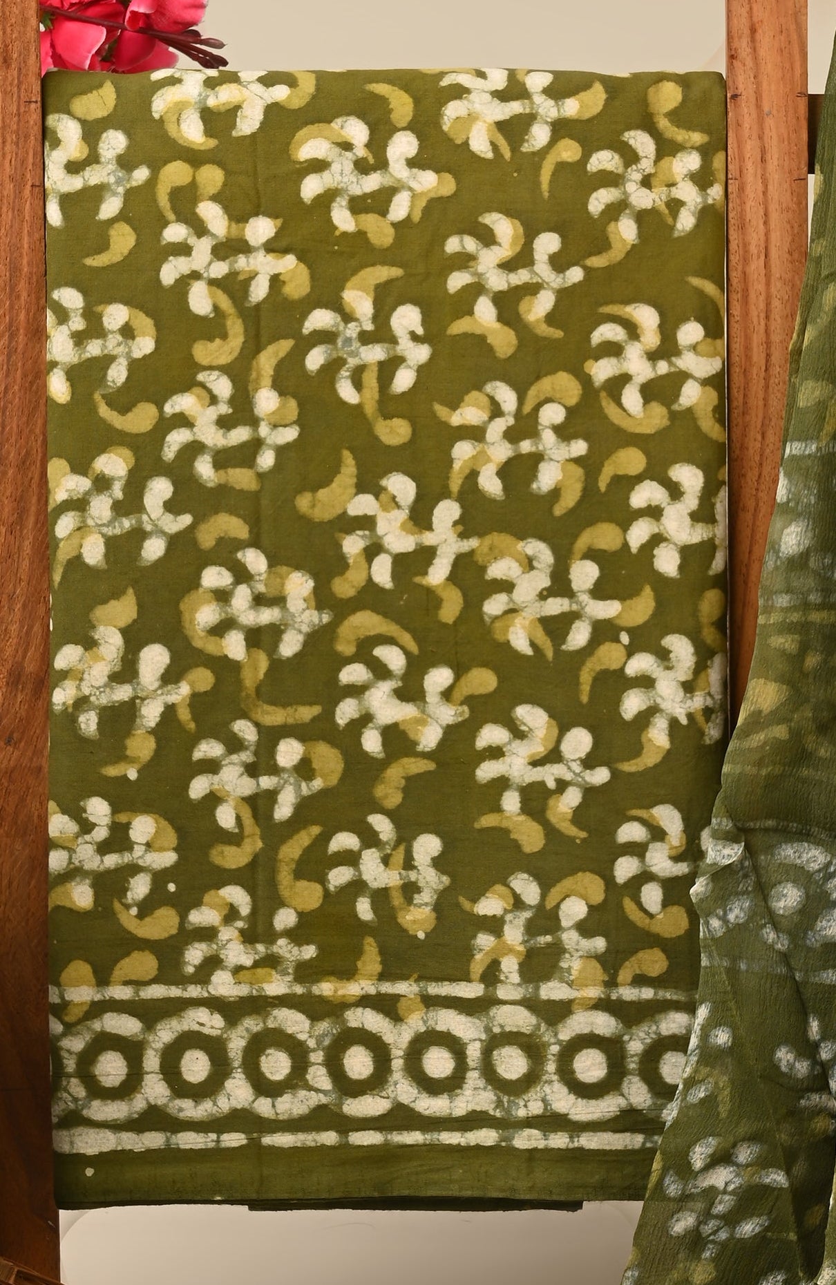 CHIFFON DUPATTA COTTON SUIT