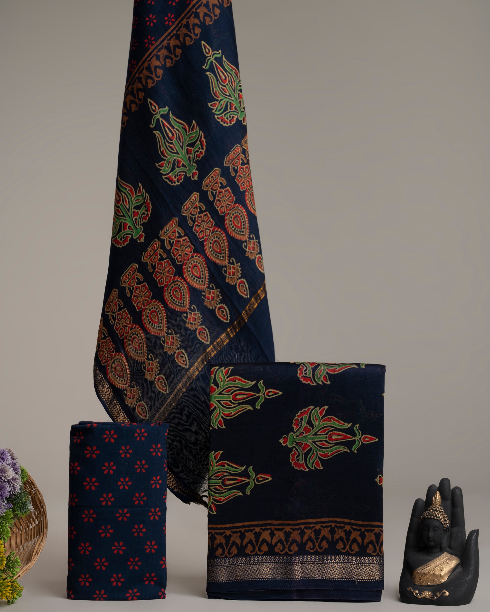 Ugadi Special Maheshwari Silk Suit main image 0