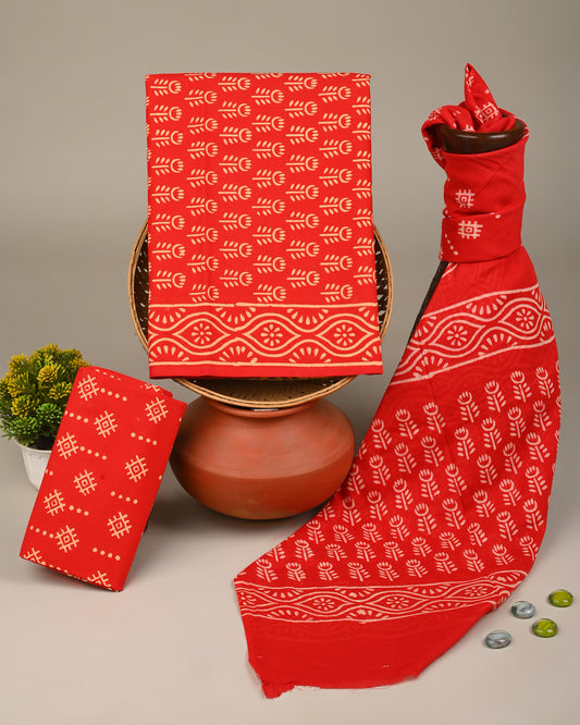 COTTON DUPATTA COTTON SUIT