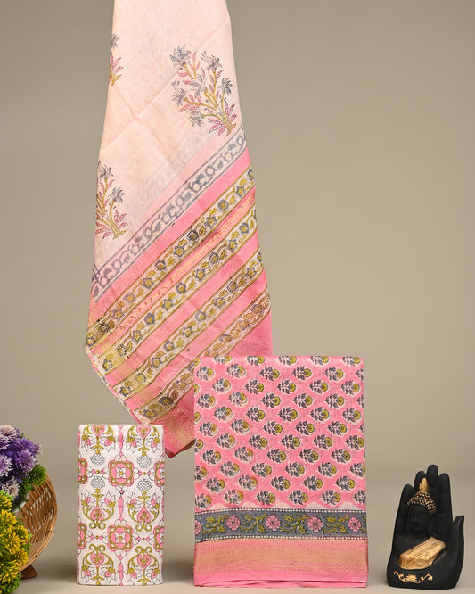 Maheshwari Silk Suit Set