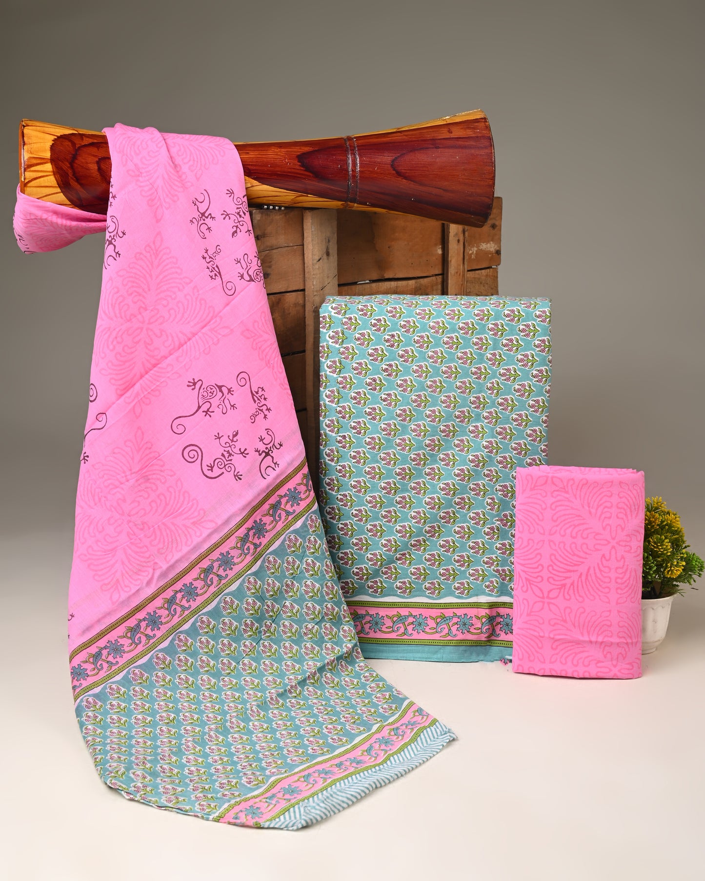 COTTON DUPATTA COTTON SUIT