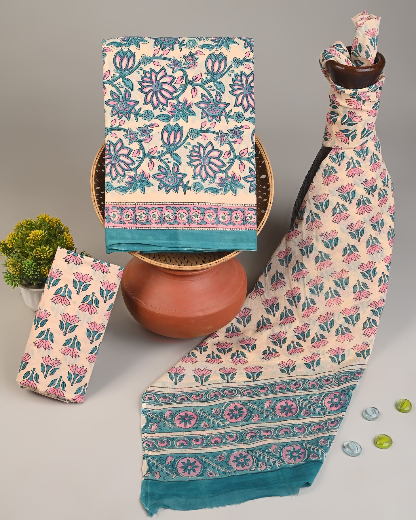 COTTON DUPATTA COTTON SUIT