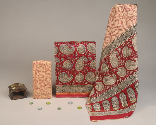 Chanderi Silk Suit Set