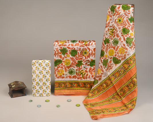 Chanderi Silk Suit Set