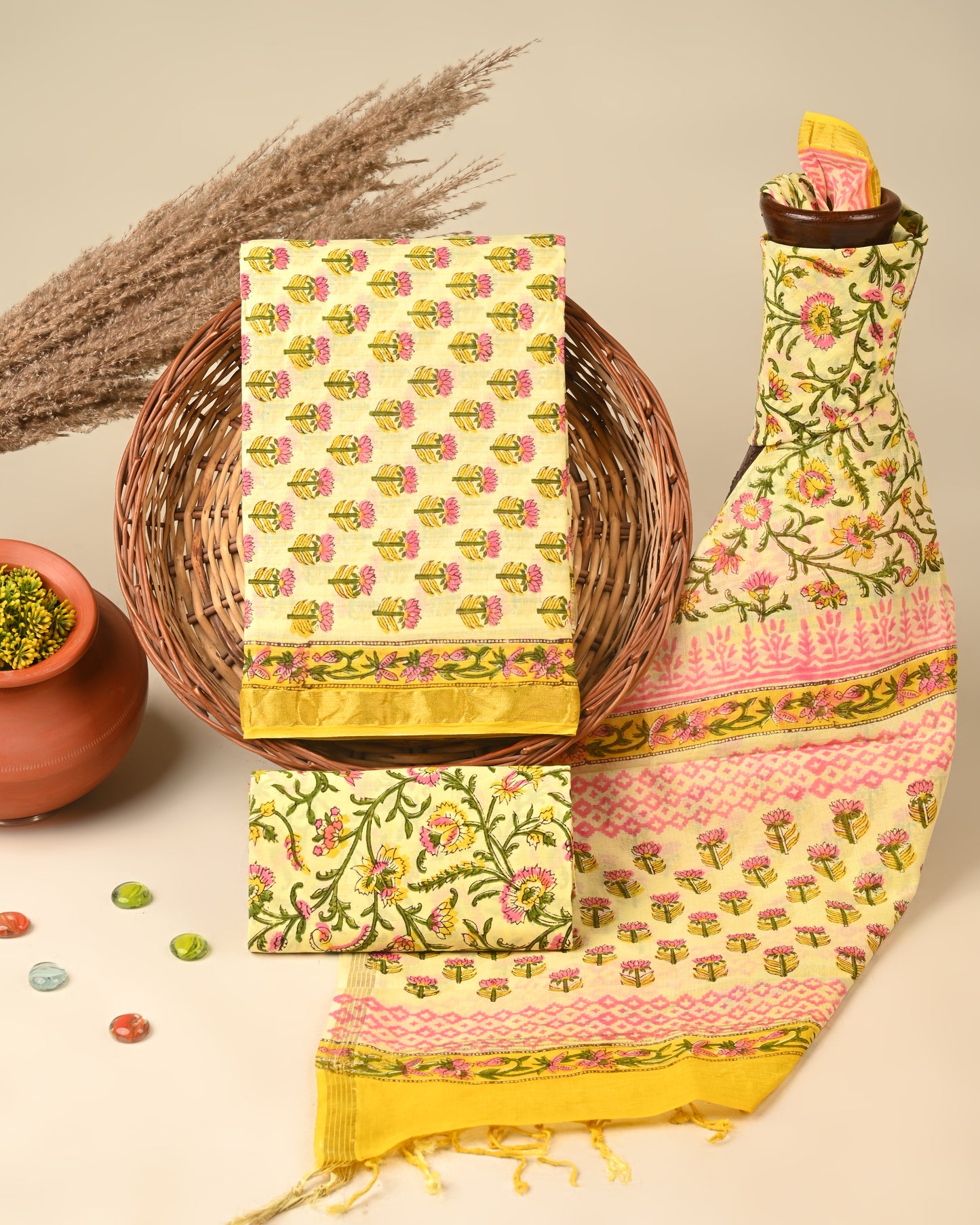 SOUTH COTTON SUITS (MANGALGIRI)