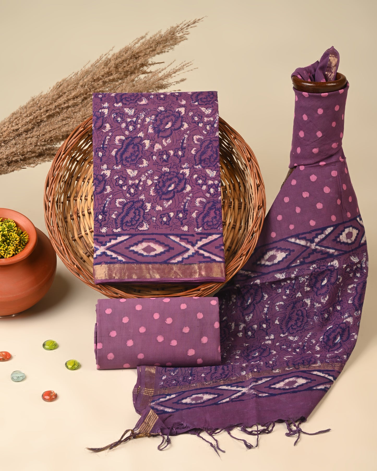 SOUTH COTTON SUITS (MANGALGIRI)