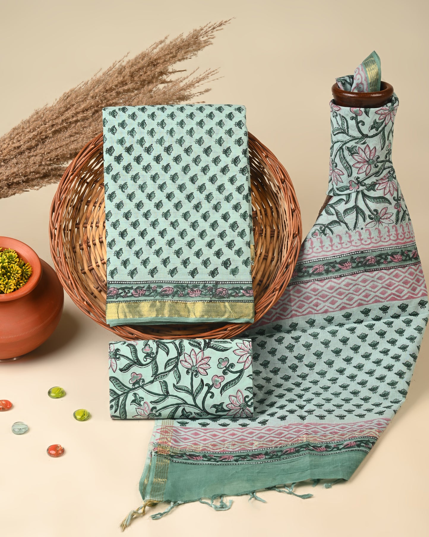 SOUTH COTTON SUITS (MANGALGIRI)