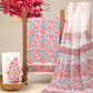 CHIFFON DUPATTA COTTON SUIT