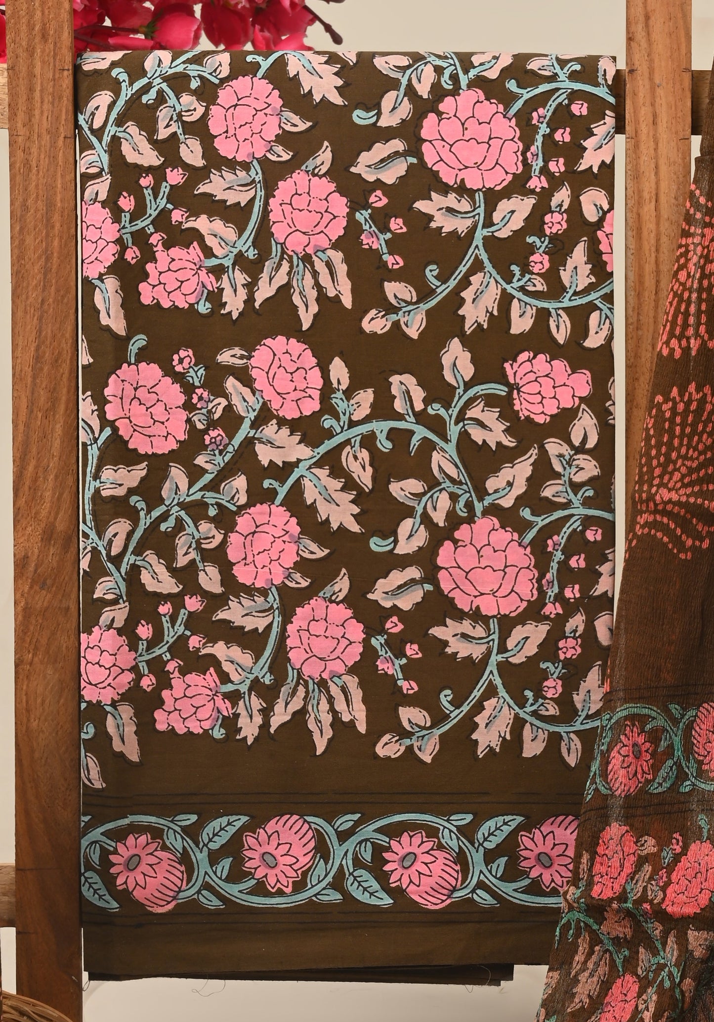 CHIFFON DUPATTA COTTON SUIT